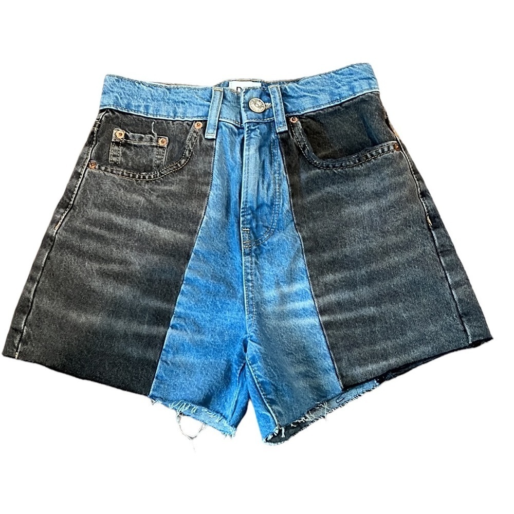 BDG BLACK & BLUE DENIM/JEAN SHORTS
